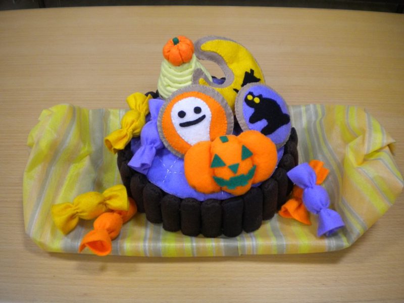 利用者さまが作ったハロウィンの飾り