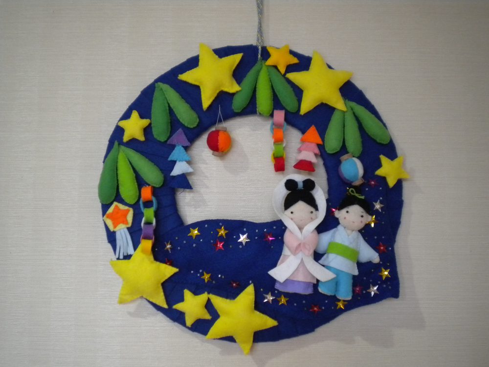 利用者さまが作った七夕飾り