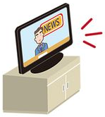 テレビのイラスト